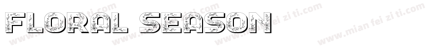 Floral Season字体转换